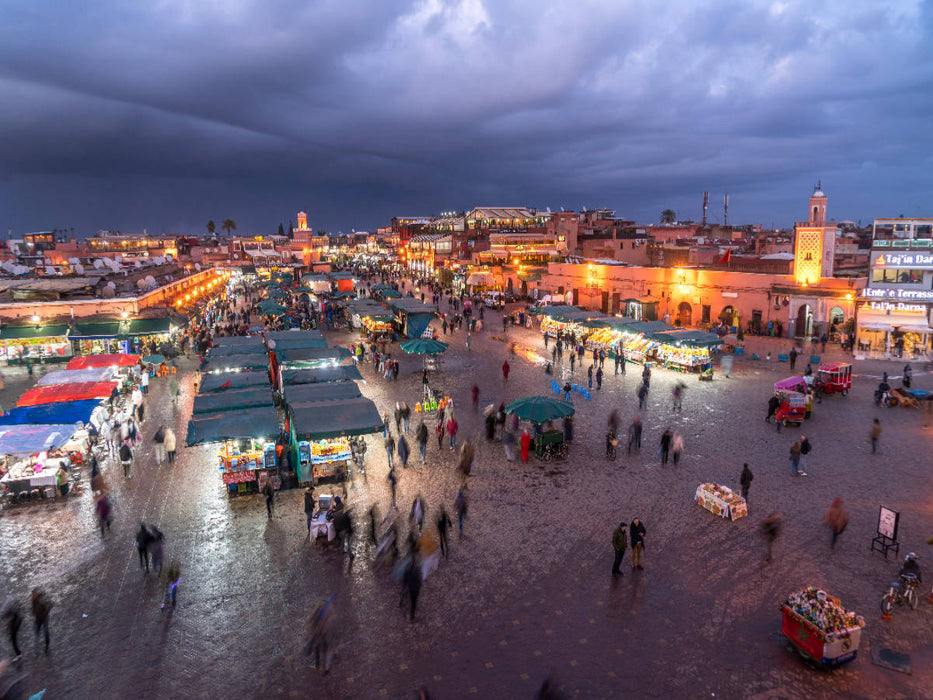 Djemaa el Fna in Marrakesch - CALVENDO Foto-Puzzle'
