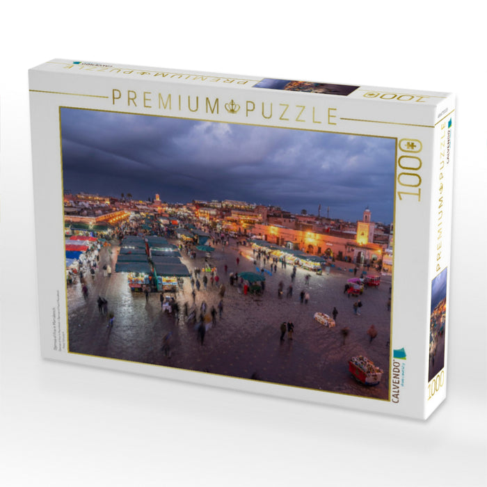Djemaa el Fna in Marrakesch - CALVENDO Foto-Puzzle'