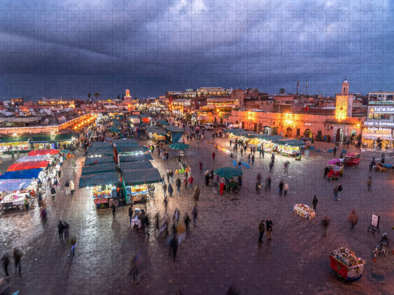 Djemaa el Fna in Marrakesch - CALVENDO Foto-Puzzle'