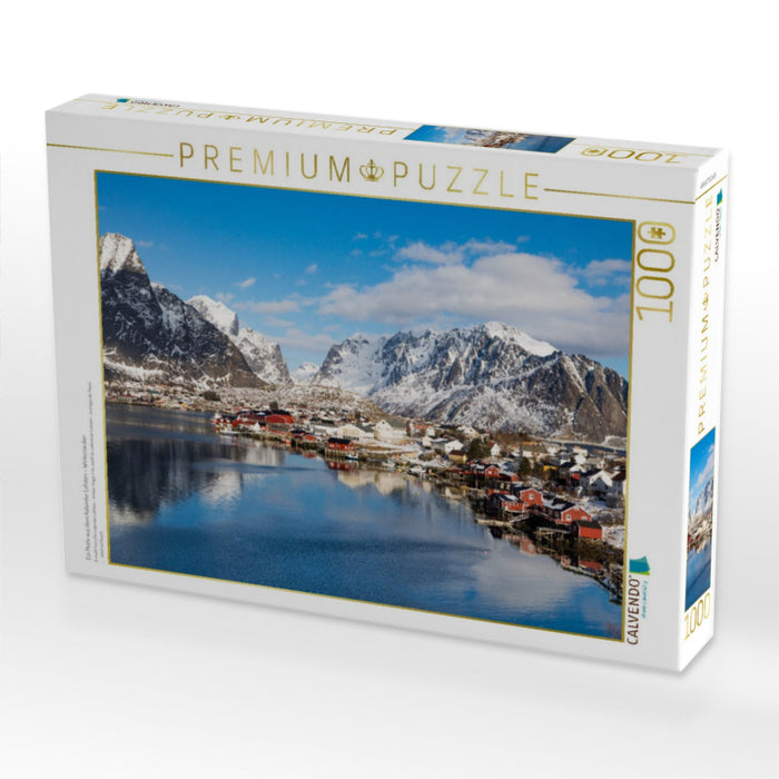 Ein Motiv aus dem Kalender Lofoten - Winterzauber - CALVENDO Foto-Puzzle'