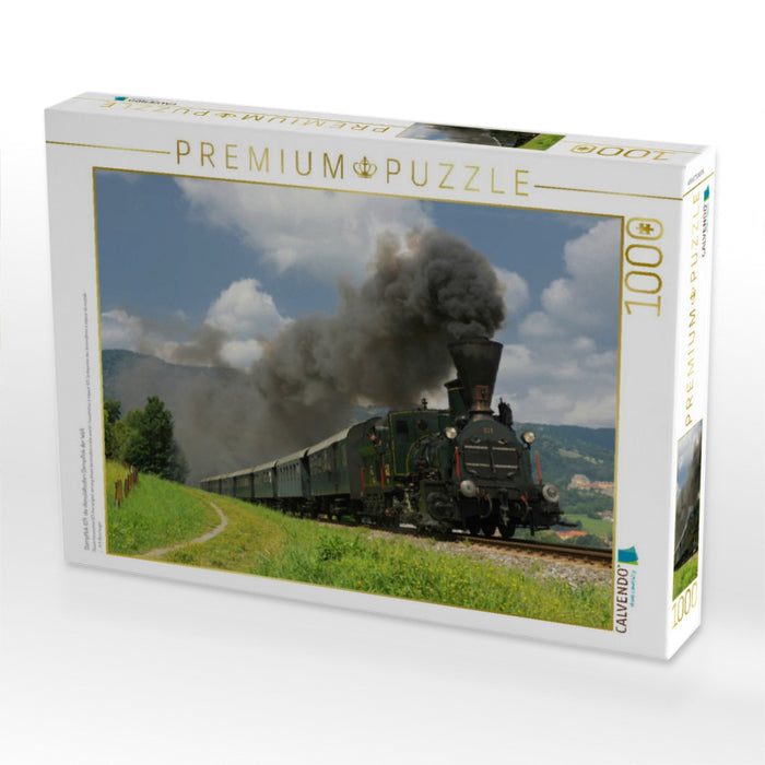 Dampflok 671, die dienstältesten Dampflok der Welt - CALVENDO Foto-Puzzle'