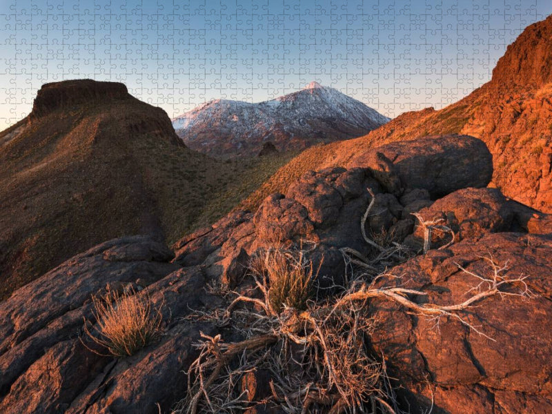 Teide im warmen Licht - CALVENDO Foto-Puzzle'