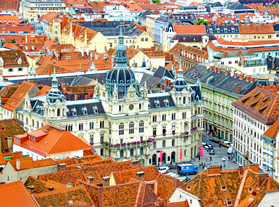 Rathaus 2000 Teile Puzzle quer - CALVENDO Foto-Puzzle'