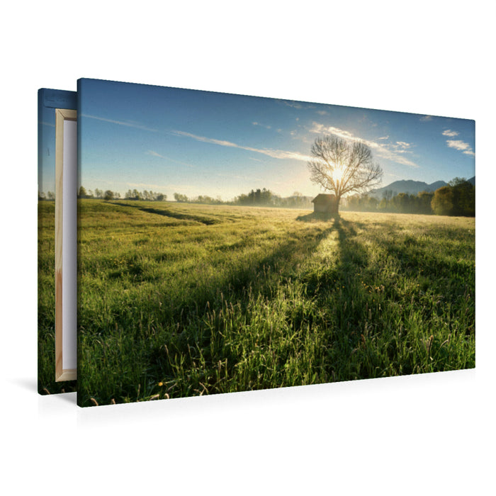 Premium Textil-Leinwand Bayern Deutschland