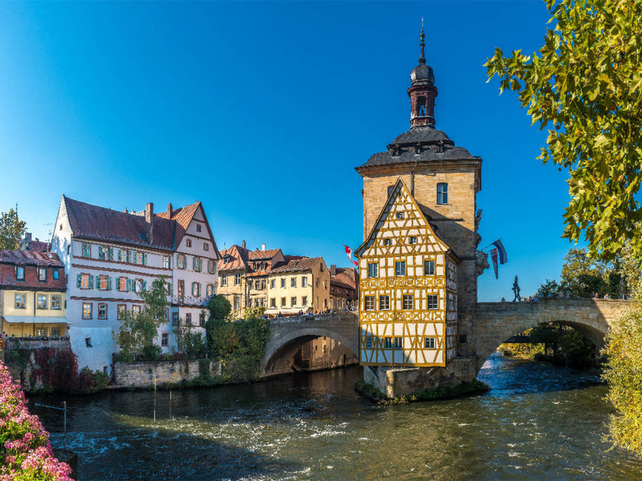 Altes Rathaus in Bamberg, Bayern, Deutschland - CALVENDO Foto-Puzzle'
