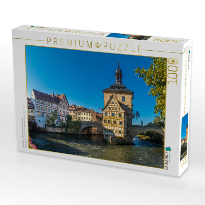 Altes Rathaus in Bamberg, Bayern, Deutschland - CALVENDO Foto-Puzzle'