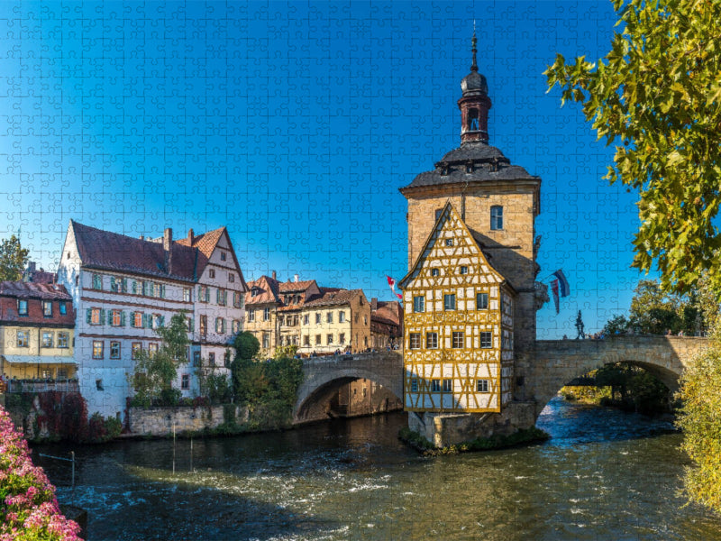 Altes Rathaus in Bamberg, Bayern, Deutschland - CALVENDO Foto-Puzzle'