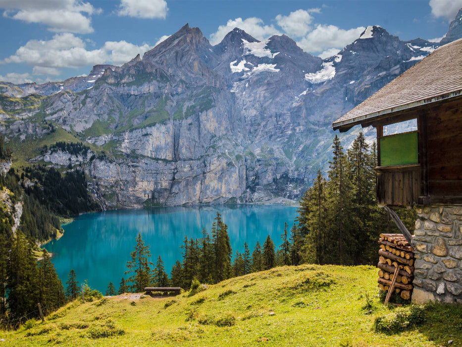 Öschinensee Schweiz - CALVENDO Foto-Puzzle'