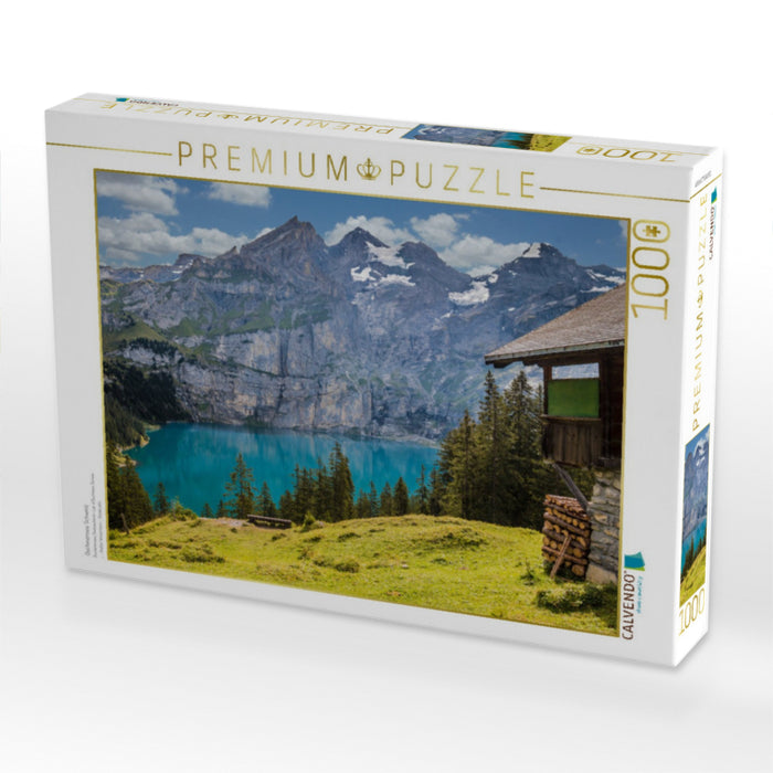 Öschinensee Schweiz - CALVENDO Foto-Puzzle'
