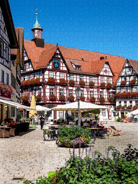 Historische Altstadt Bad Urach - CALVENDO Foto-Puzzle'