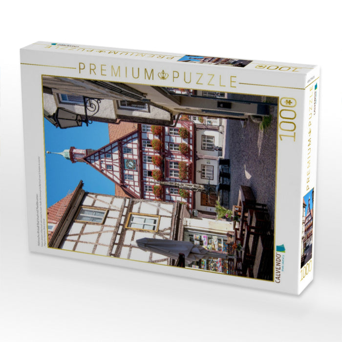 Historische Altstadt Bad Urach mit Marktbrunnen - CALVENDO Foto-Puzzle'