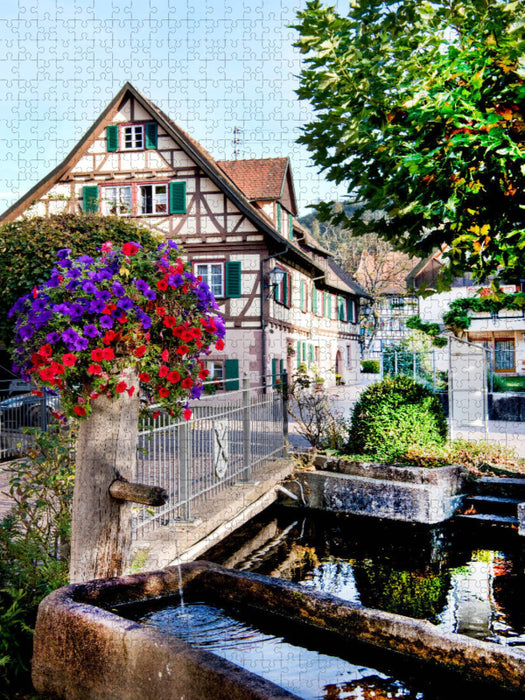 Das Gerberviertel in Schiltach - CALVENDO Foto-Puzzle'