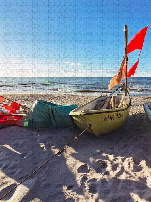 Strand bei Ahrenshoop an der Ostsee - CALVENDO Foto-Puzzle'