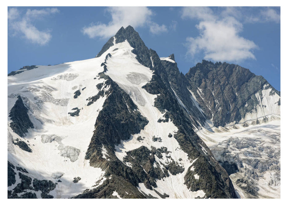 Gipfel des Großglockner Massives. Hohe Tauern in Österreich. - CALVENDO Foto-Puzzle'