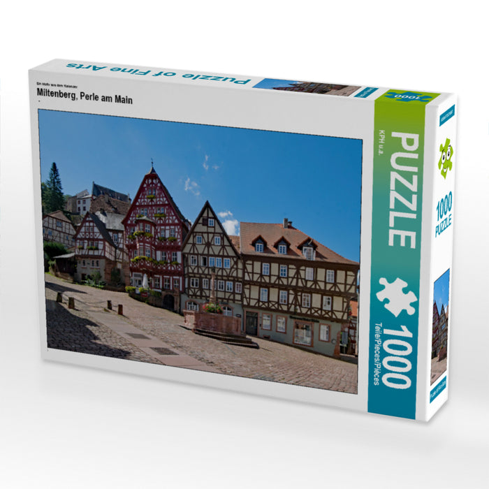 Ein Motiv aus dem Kalender Miltenberg, Perle am Main 1000 Teile Puzzle quer - CALVENDO Foto-Puzzle'