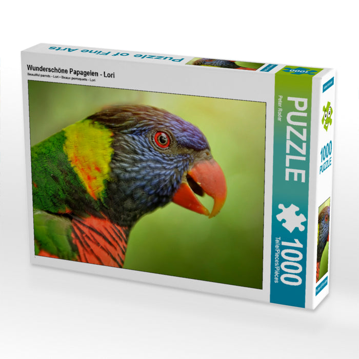 Wunderschöne Papageien - Lori 1000 Teile Puzzle quer - CALVENDO Foto-Puzzle'