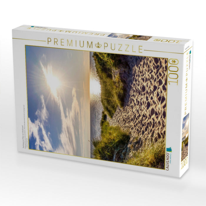 Sandweg zum Meer am Weststrand - CALVENDO Foto-Puzzle'