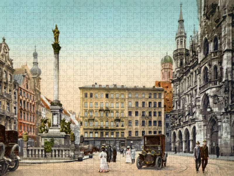Marienplatz mit Mariensäule - CALVENDO Foto-Puzzle'