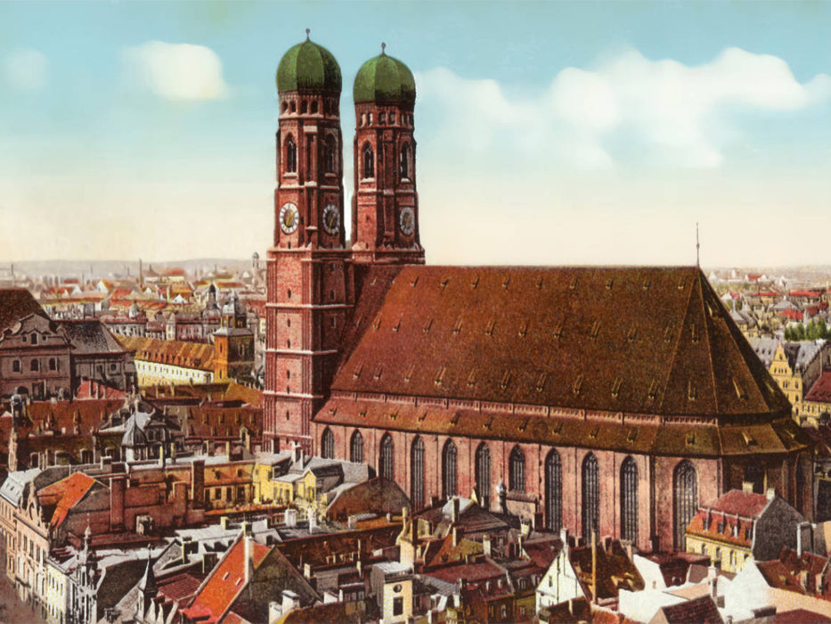 Nordwestansicht der Frauenkirche - CALVENDO Foto-Puzzle'