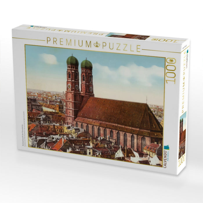 Nordwestansicht der Frauenkirche - CALVENDO Foto-Puzzle'