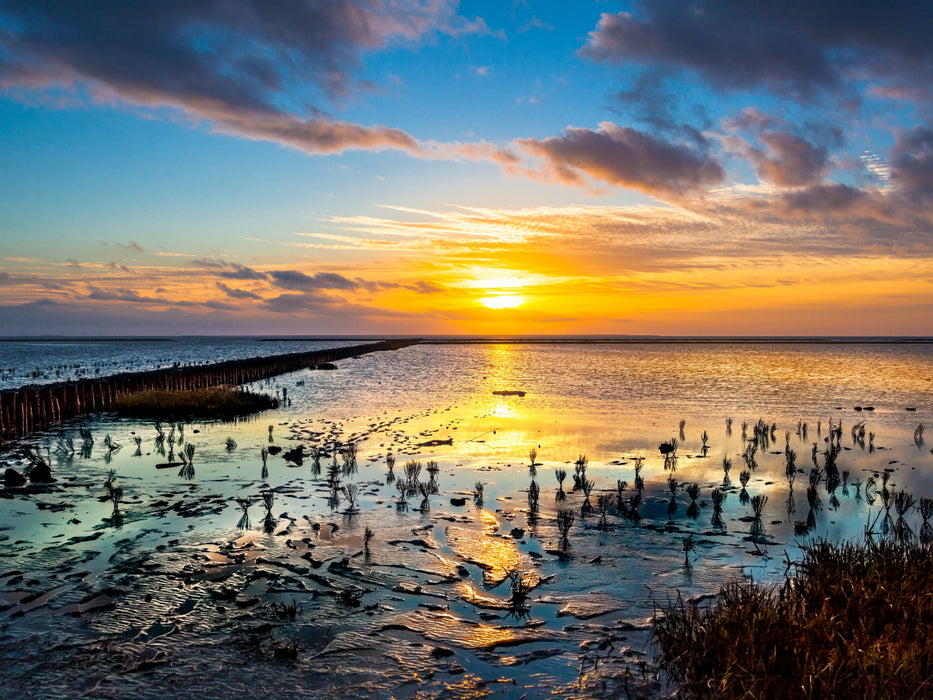 Das Wattenmeer bei Utlandshörn 1000 Teile Puzzle quer - CALVENDO Foto-Puzzle'