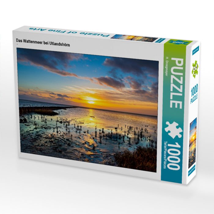 Das Wattenmeer bei Utlandshörn 1000 Teile Puzzle quer - CALVENDO Foto-Puzzle'