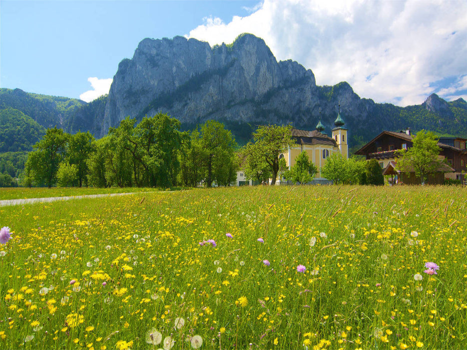 Sankt Lorenz am Mondsee - CALVENDO Foto-Puzzle'