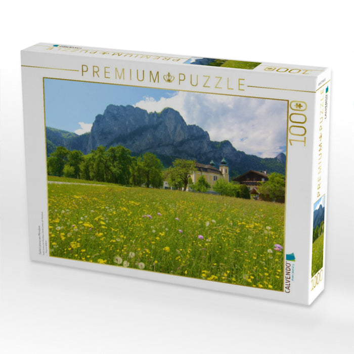 Sankt Lorenz am Mondsee - CALVENDO Foto-Puzzle'