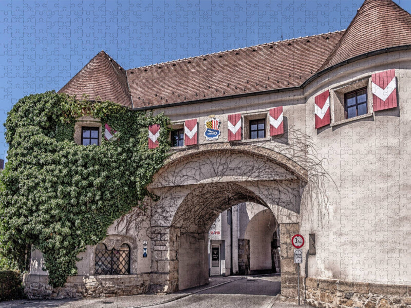 Das Linzer Tor, ein ehemaliger Stadtturm - CALVENDO Foto-Puzzle'