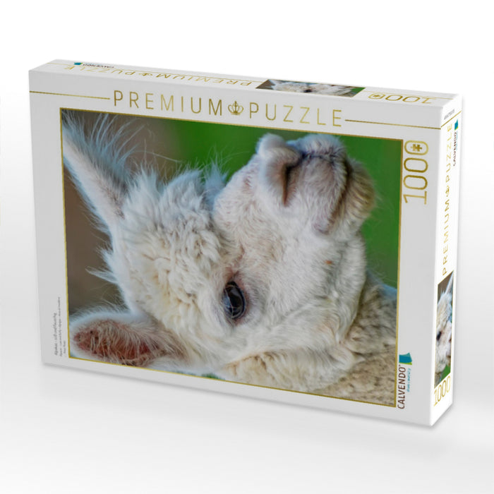 Alpakas - süß und flauschig - CALVENDO Foto-Puzzle'