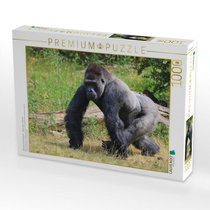 Westlicher Flachlandgorilla – Silberrücken Jambo (4) - CALVENDO Foto-Puzzle'