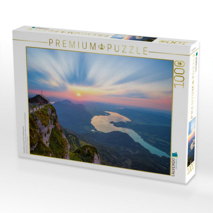 Abendstimmung auf der Schafbergspitze - CALVENDO Foto-Puzzle'