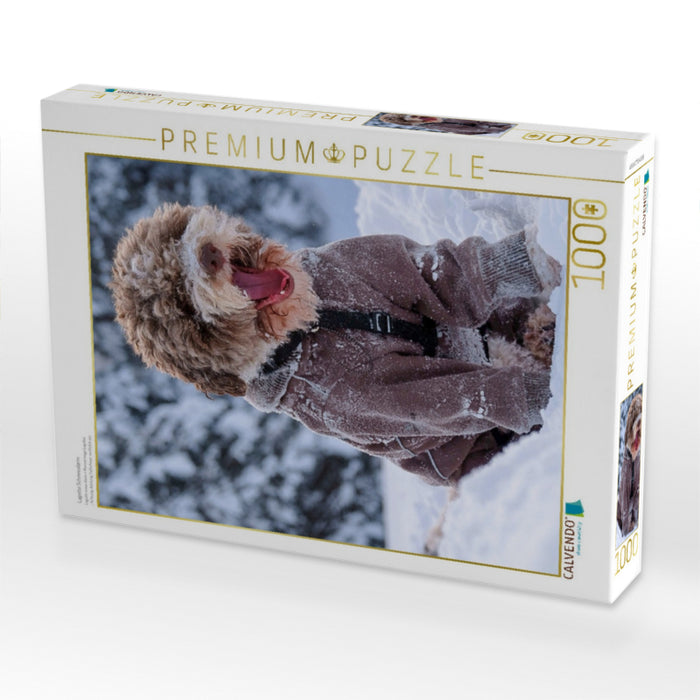 Lagotto Schneealarm - CALVENDO Foto-Puzzle'