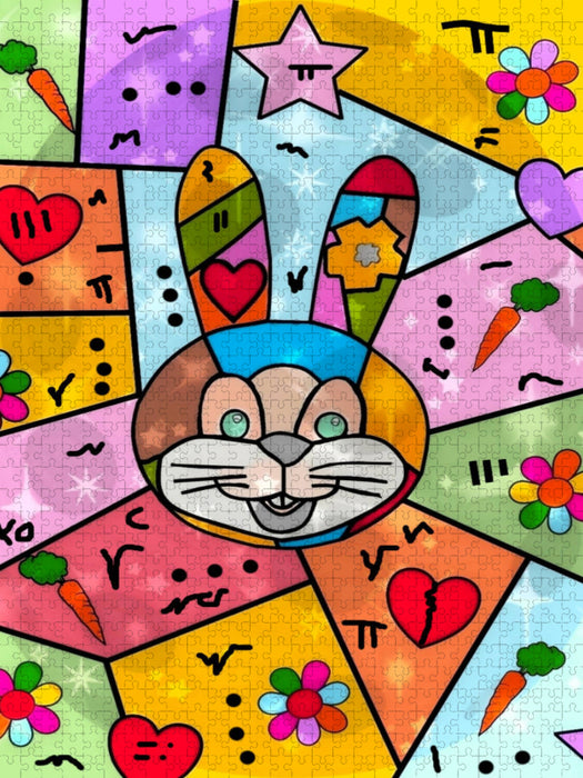 Lustiger Hase - CALVENDO Foto-Puzzle'