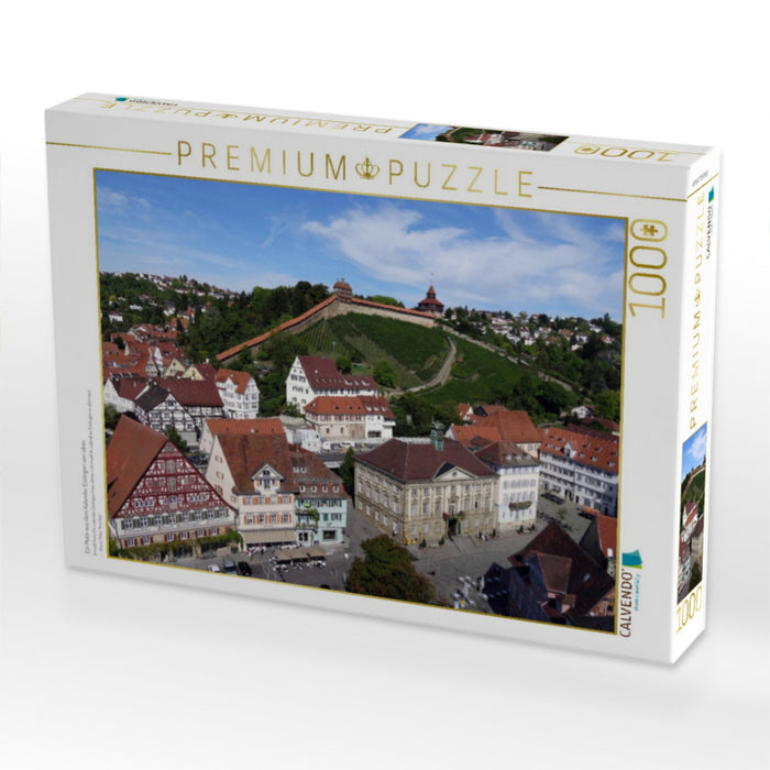 Ein Motiv aus dem Kalender Esslingen von oben - CALVENDO Foto-Puzzle'