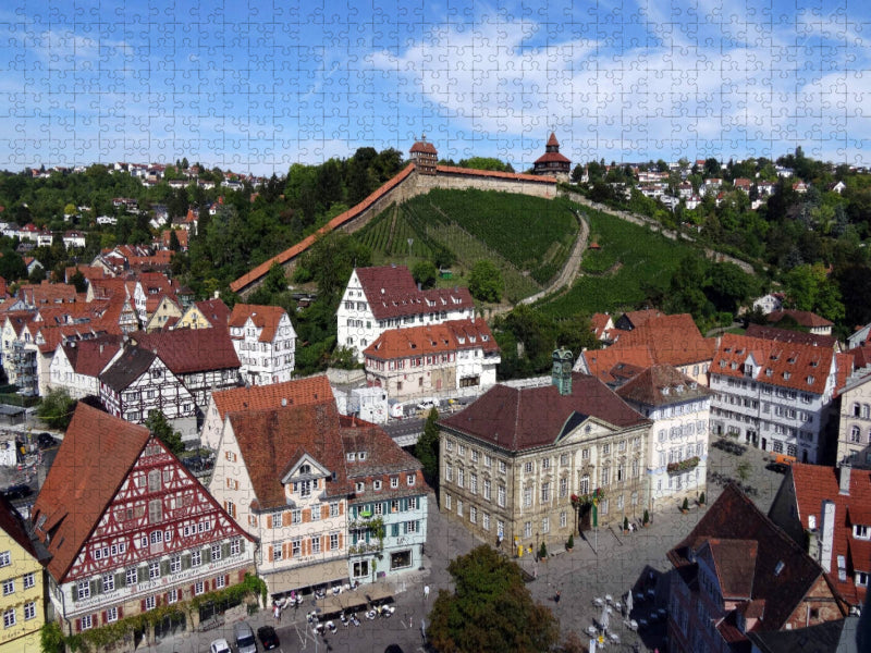 Ein Motiv aus dem Kalender Esslingen von oben - CALVENDO Foto-Puzzle'