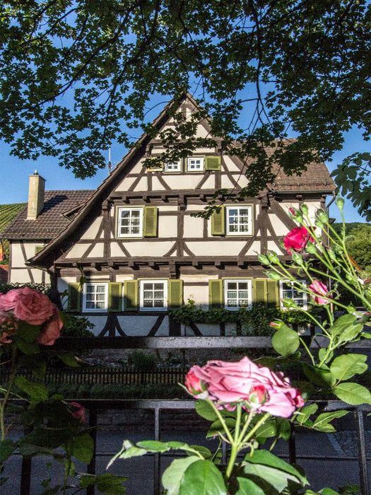 Fachwerk Romantik in Strümpfelbach - CALVENDO Foto-Puzzle'