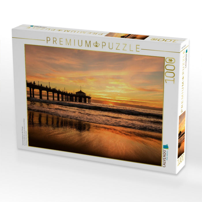 Sonnenaufgang an der Ostsee - CALVENDO Foto-Puzzle'