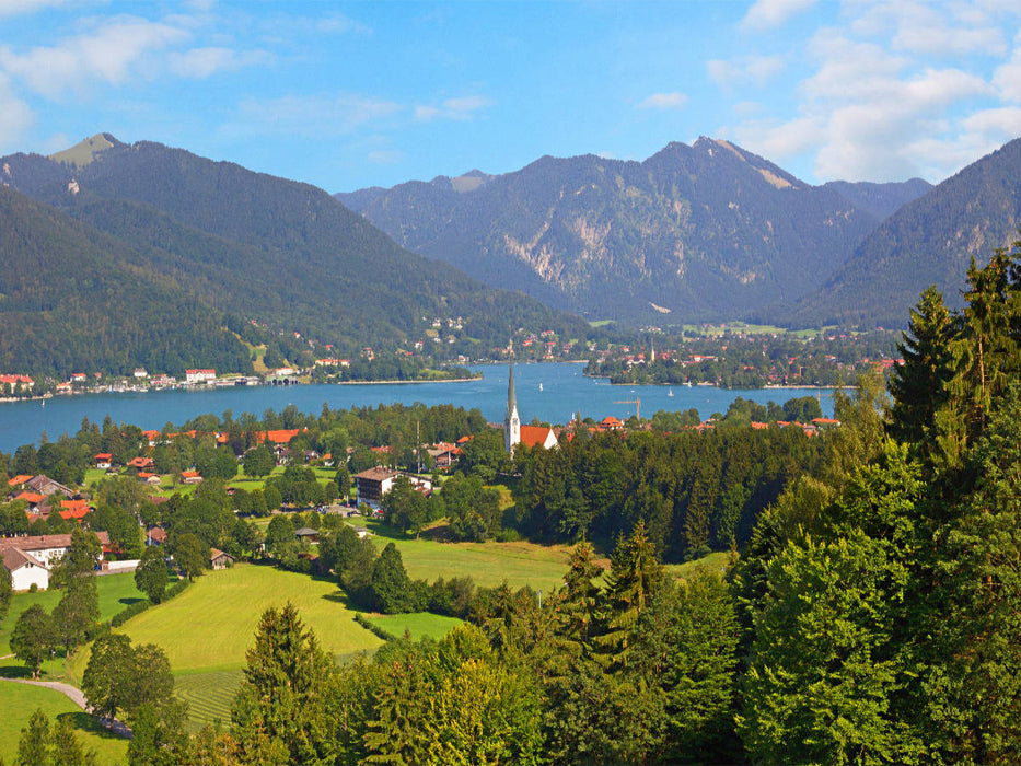 Bad Wiessee am Tegernsee - CALVENDO Foto-Puzzle'