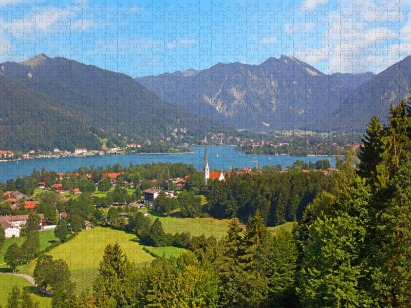 Bad Wiessee am Tegernsee - CALVENDO Foto-Puzzle'