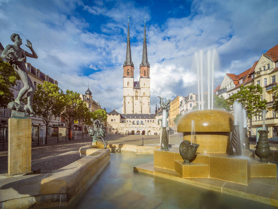 Sommer in Halle - CALVENDO Foto-Puzzle'