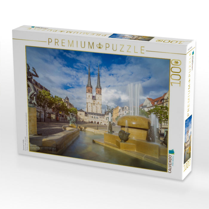Sommer in Halle - CALVENDO Foto-Puzzle'
