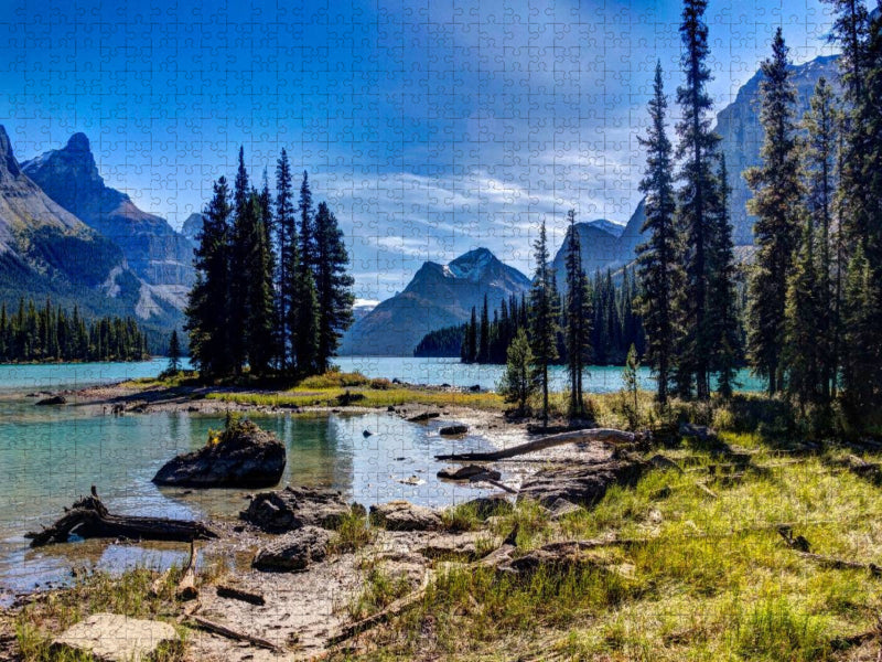 Maligne Lake Kanada - CALVENDO Foto-Puzzle'