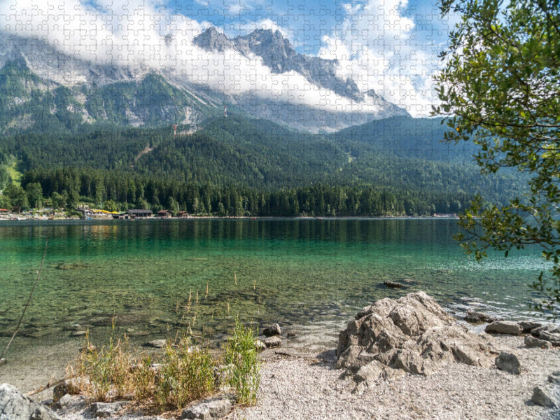 Eibsee bei Grainau - CALVENDO Foto-Puzzle'