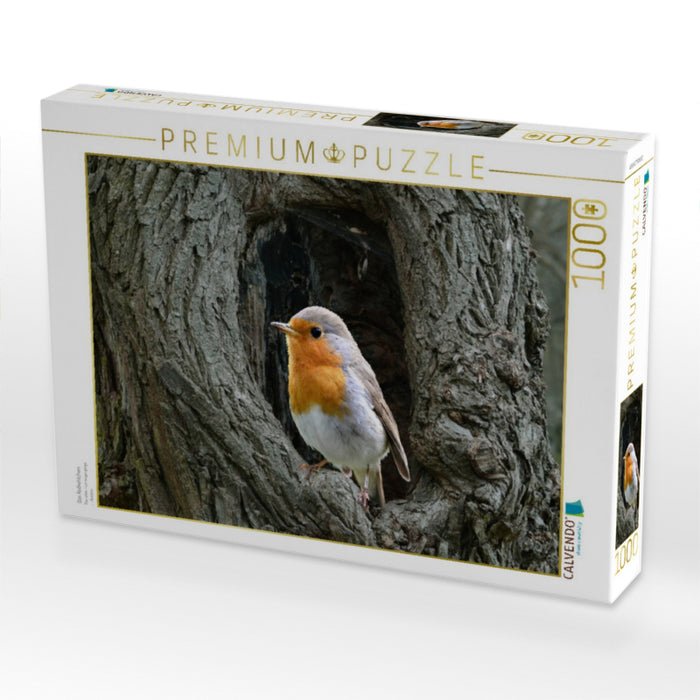 Das Rotkehlchen. - CALVENDO Foto-Puzzle'