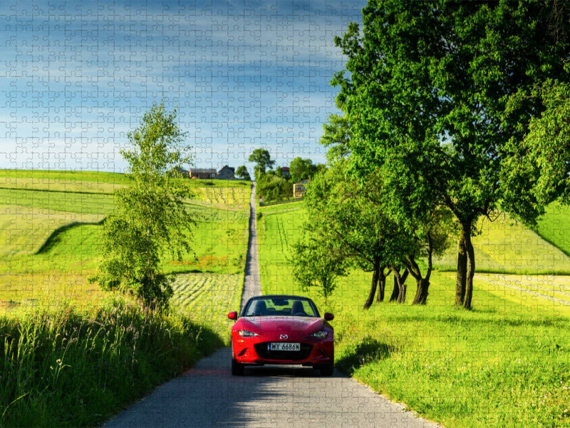 Mazda MX-5, Jura, Polen - CALVENDO Foto-Puzzle'
