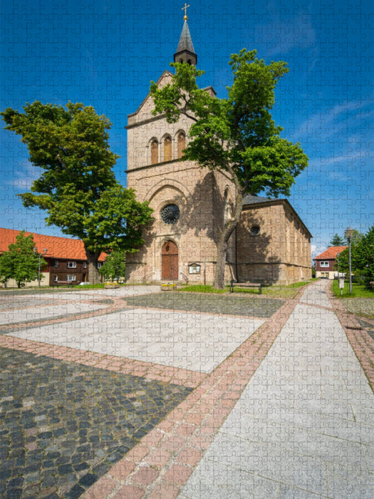 Kirche in Hasselfelde - CALVENDO Foto-Puzzle'