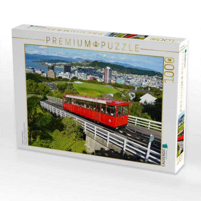 Seilbahn in Wellington - CALVENDO Foto-Puzzle'