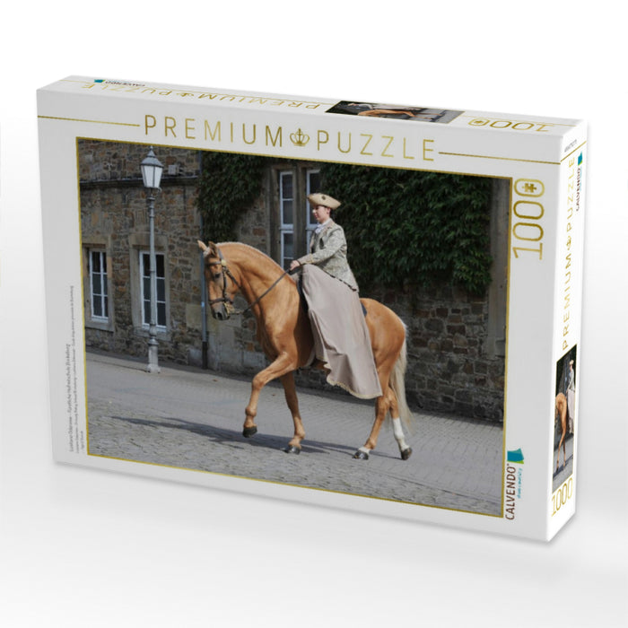 Lusitano Odeceixe - Fürstliche Hofreitschule Bückeburg - CALVENDO Foto-Puzzle'