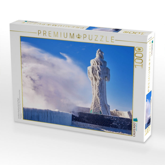 Leuchtturm Sassnitz auf der Insel Rügen - CALVENDO Foto-Puzzle'